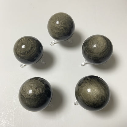 Sphère - Obsidienne Dorée