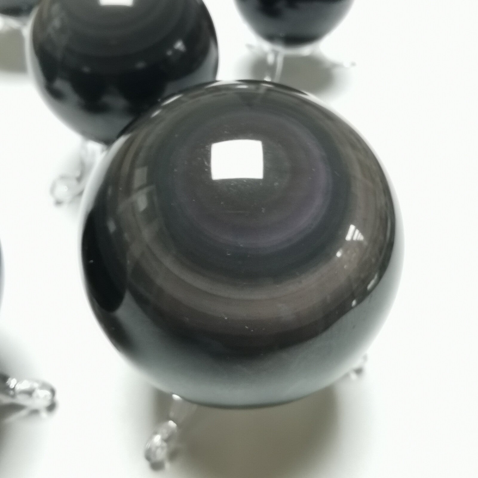 Sphère - Obsidienne Oeil Céleste / Arc-en-Ciel