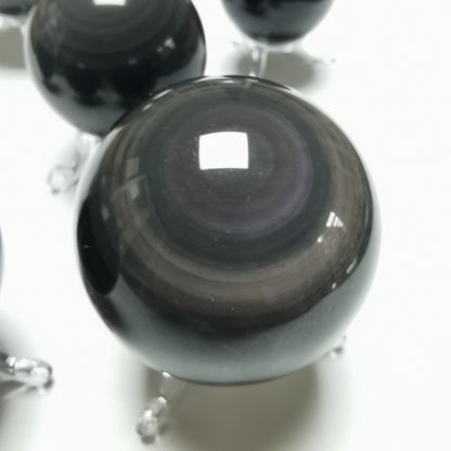 Sphère - Obsidienne Oeil Céleste / Arc-en-Ciel