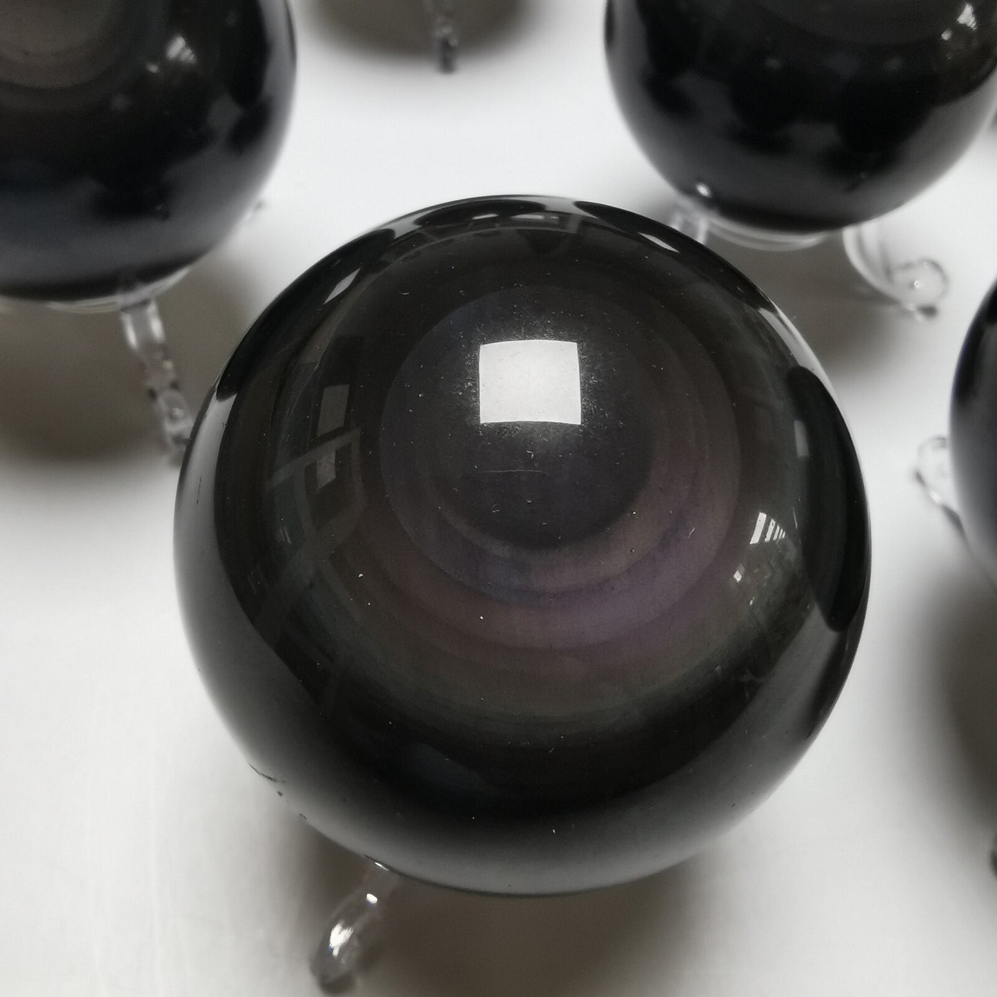 Sphère - Obsidienne Oeil Céleste / Arc-en-Ciel