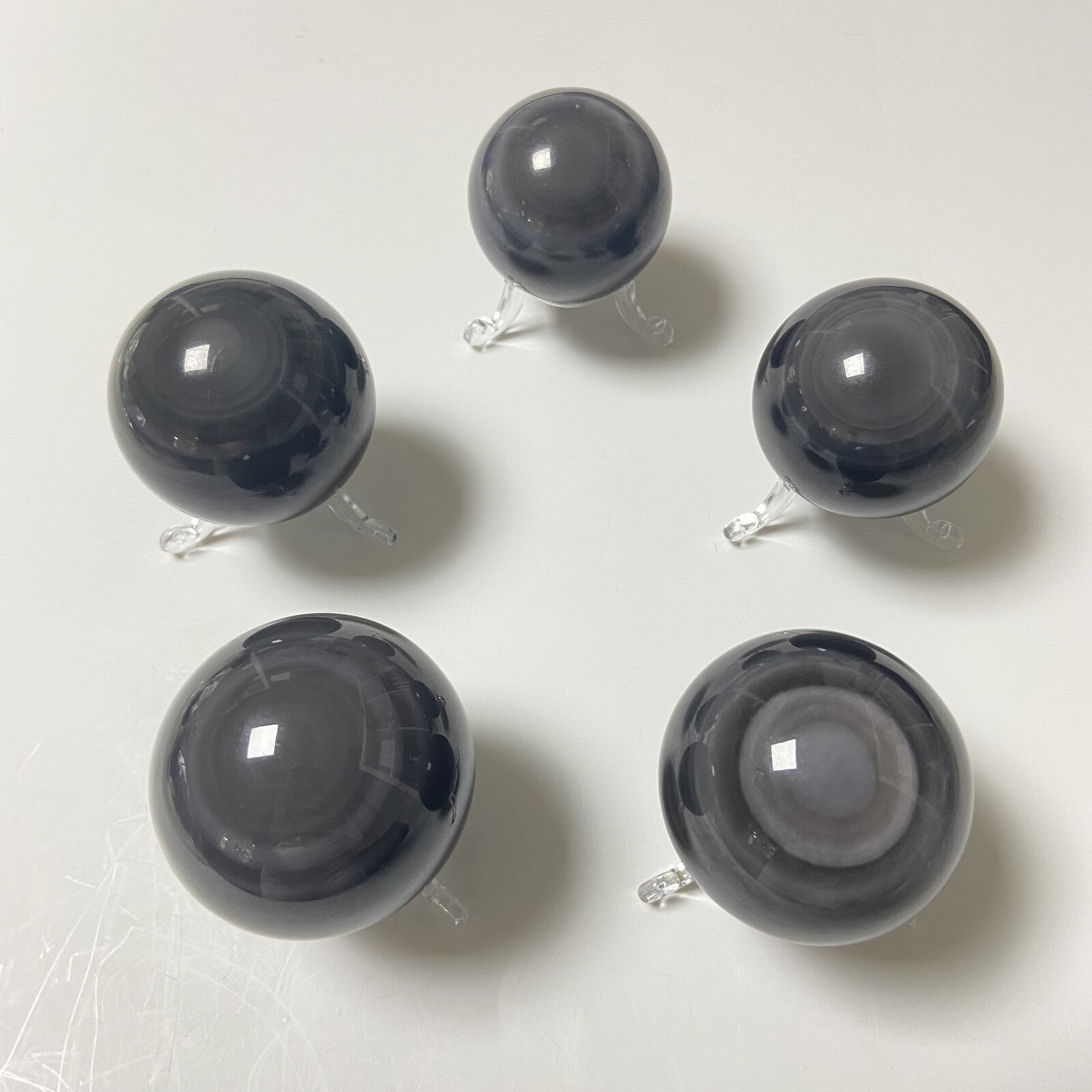 Sphère - Obsidienne Oeil Céleste / Arc-en-Ciel