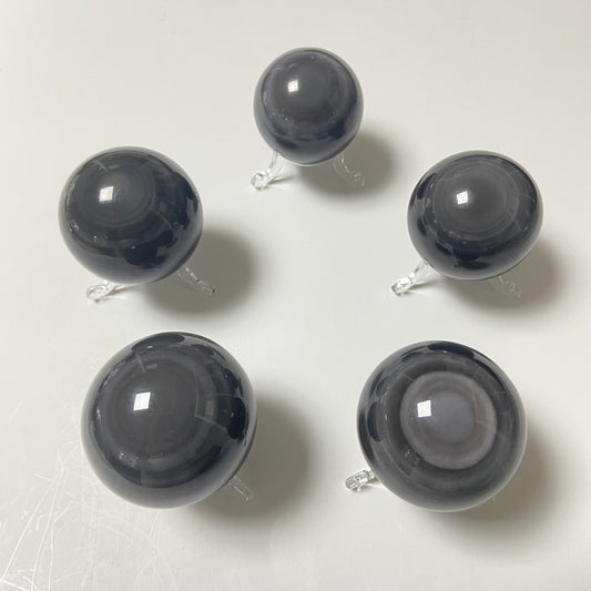 Sphère - Obsidienne Oeil Céleste / Arc-en-Ciel