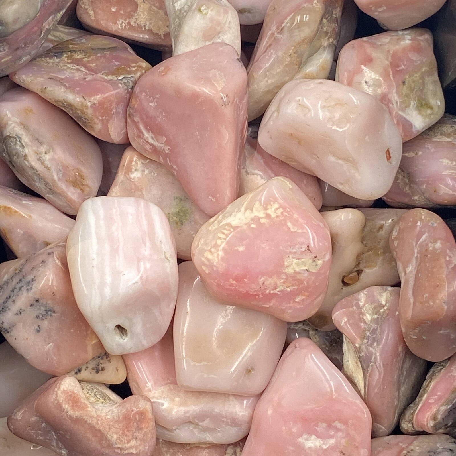 Pierres Roulées - Opale Rose des Andes (T5)