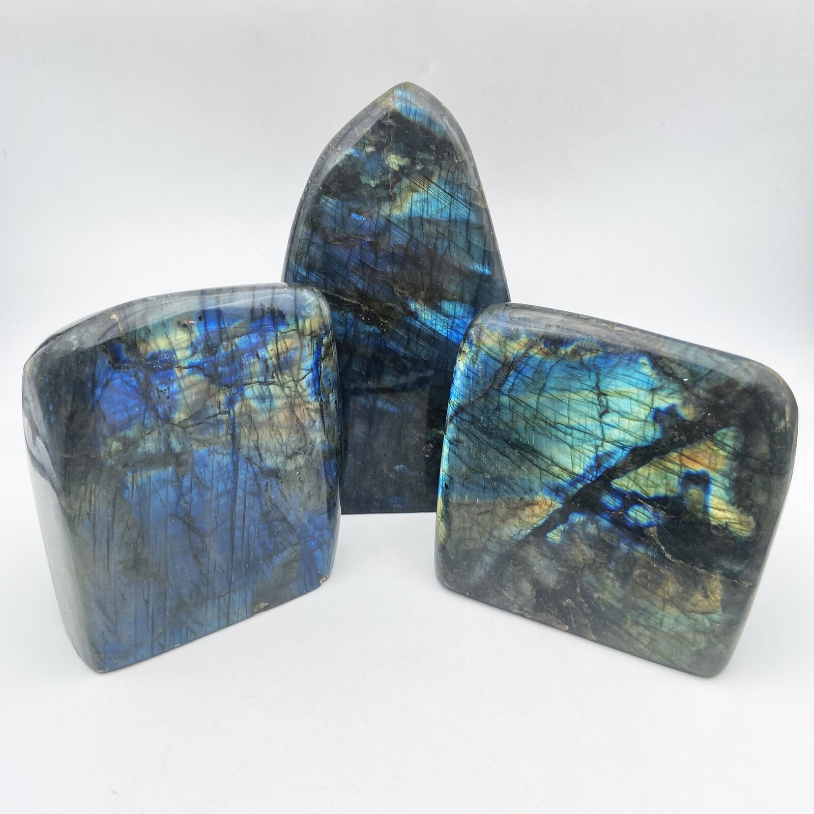 Lot de 3 Formes Libres - Labradorite n°8