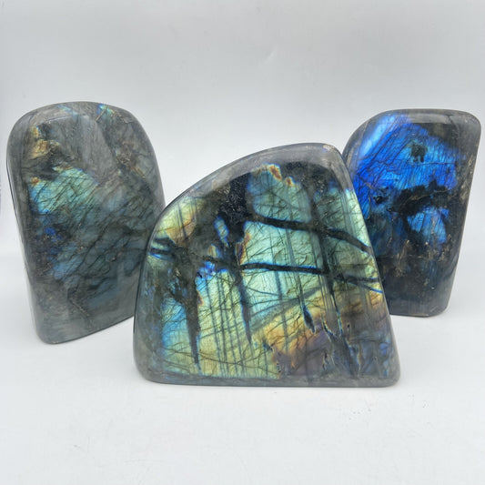 Lot de 3 Formes Libres - Labradorite n°11