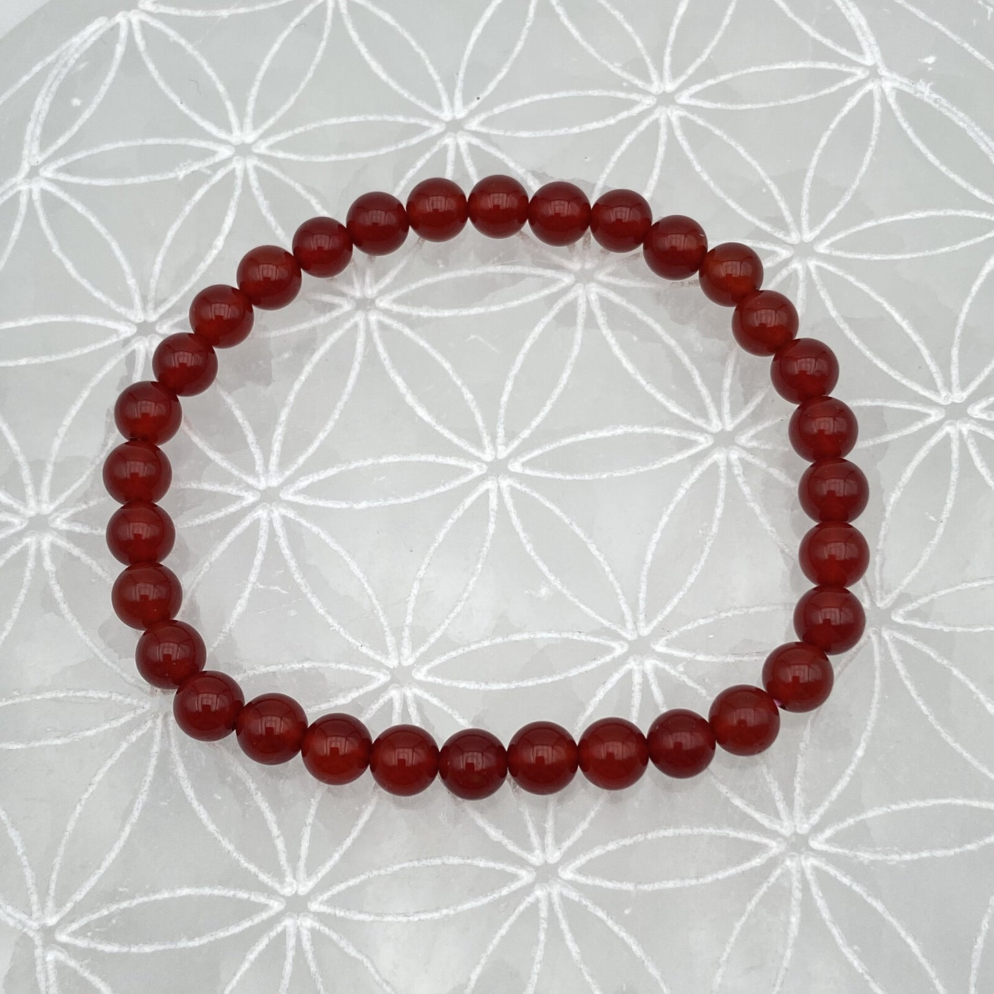 Bracelet - Cornaline (6 mm)