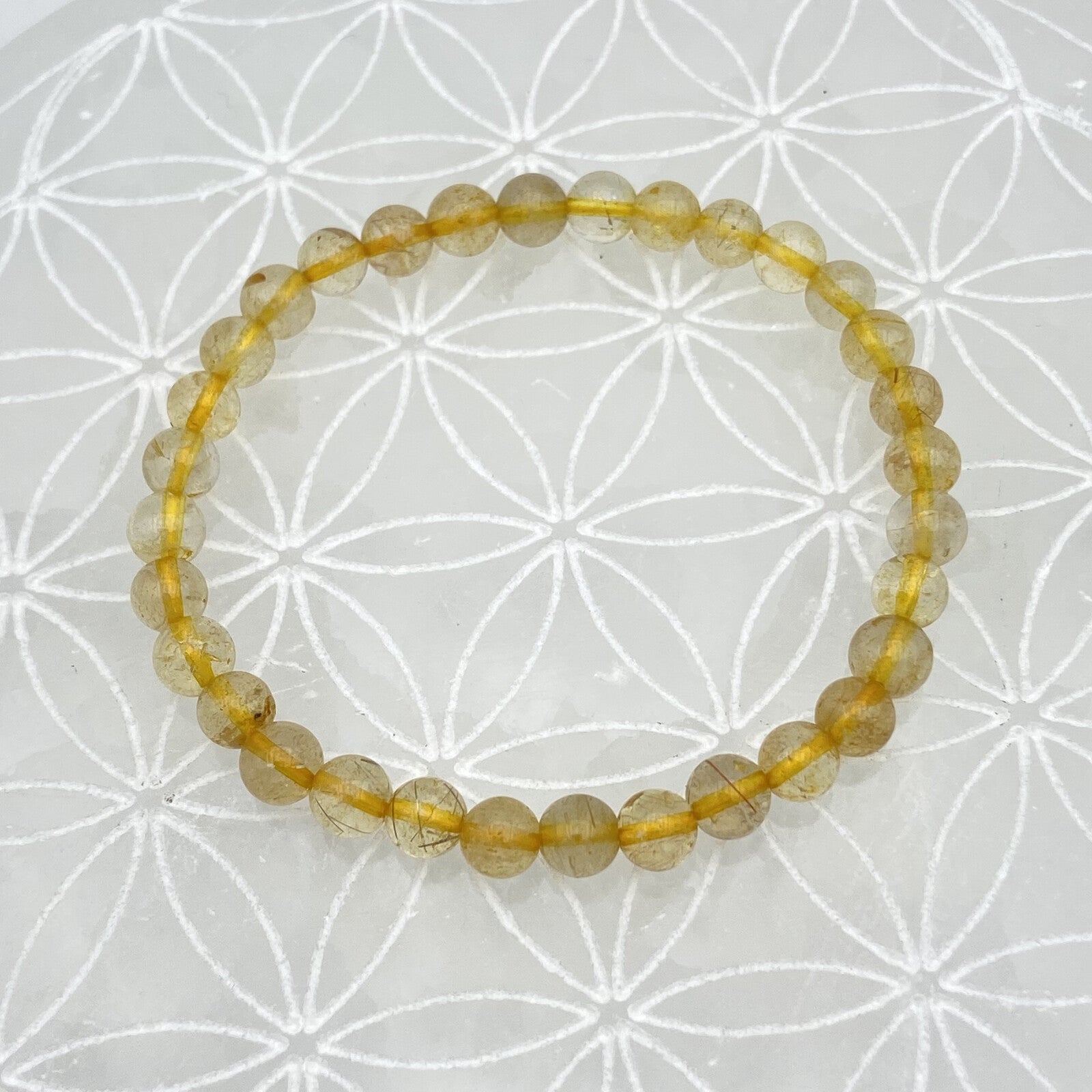 Bracelet - Quartz Rutile (6 mm)