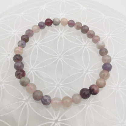 Bracelet - Tourmaline Rose (6 mm)