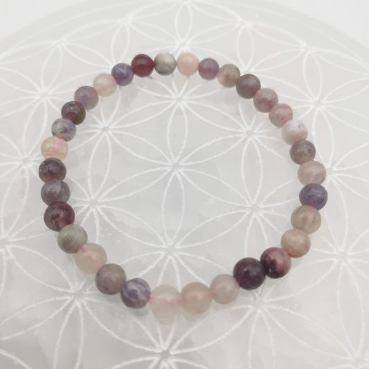 Bracelet - Tourmaline Rose (6 mm)