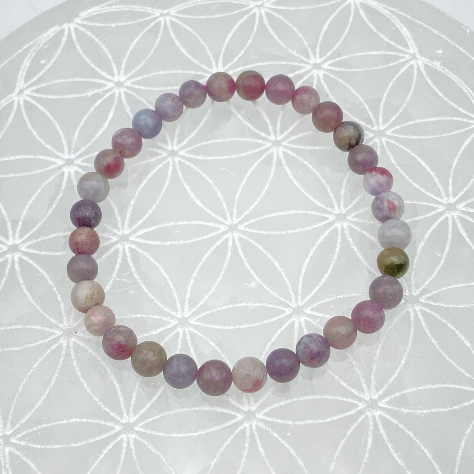 Bracelet - Tourmaline Rose (6 mm)