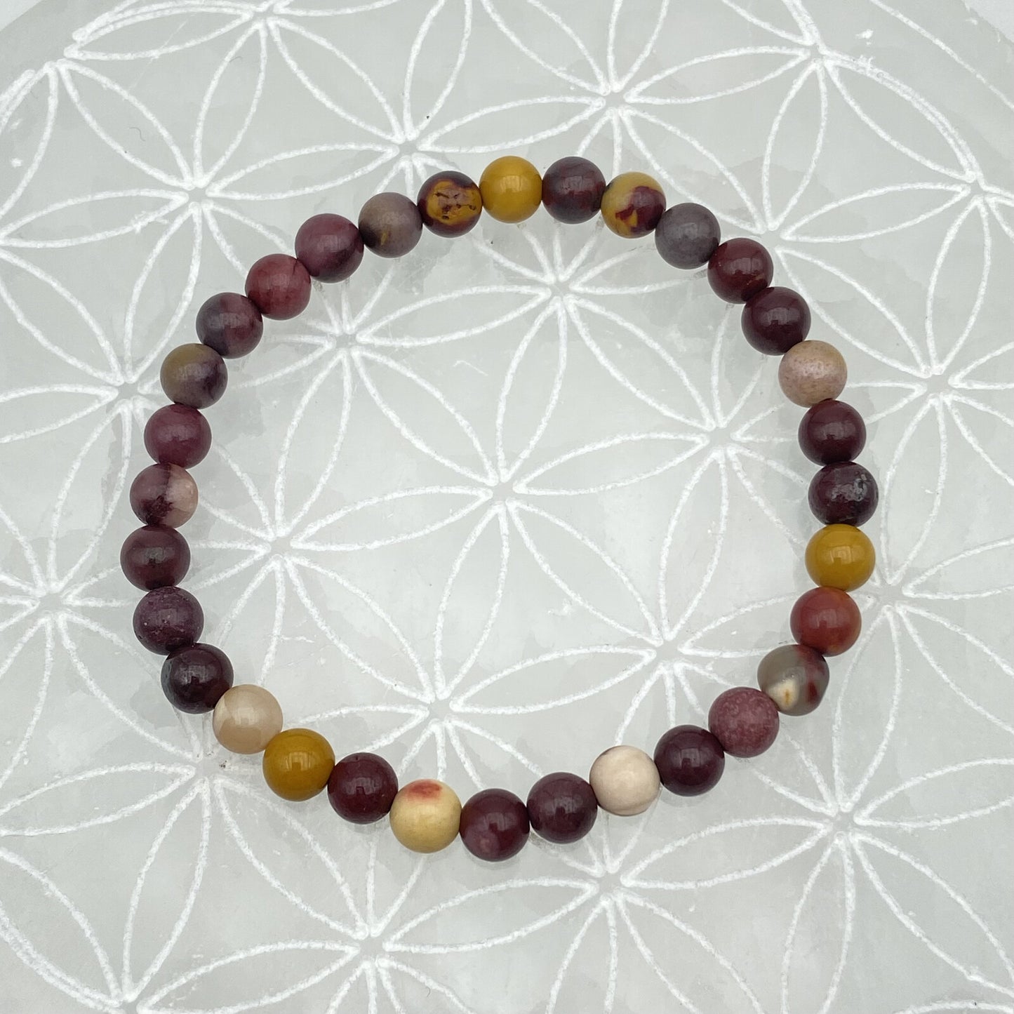 Bracelet - Jaspe Mookaïte (6 mm)