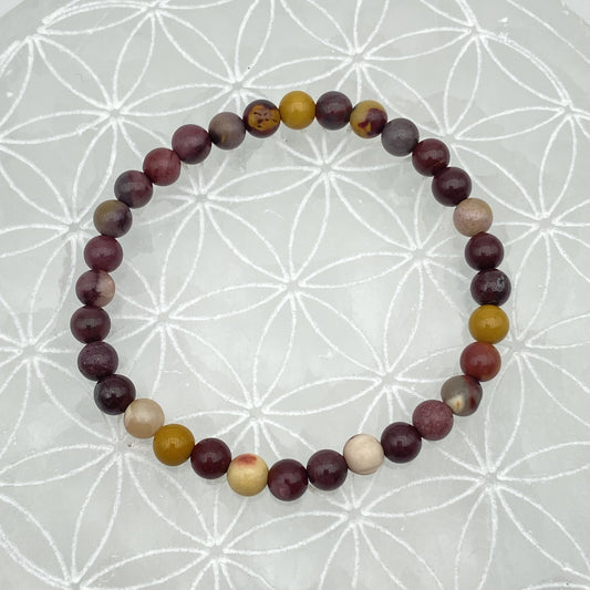 Bracelet - Jaspe Mookaïte (6 mm)