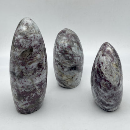Lot de 3 Formes Libres - Tourmaline Rose n°1