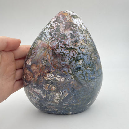 Forme Libre - Jaspe Océan / Orbiculaire (pièce n°1) - 1,700 kg