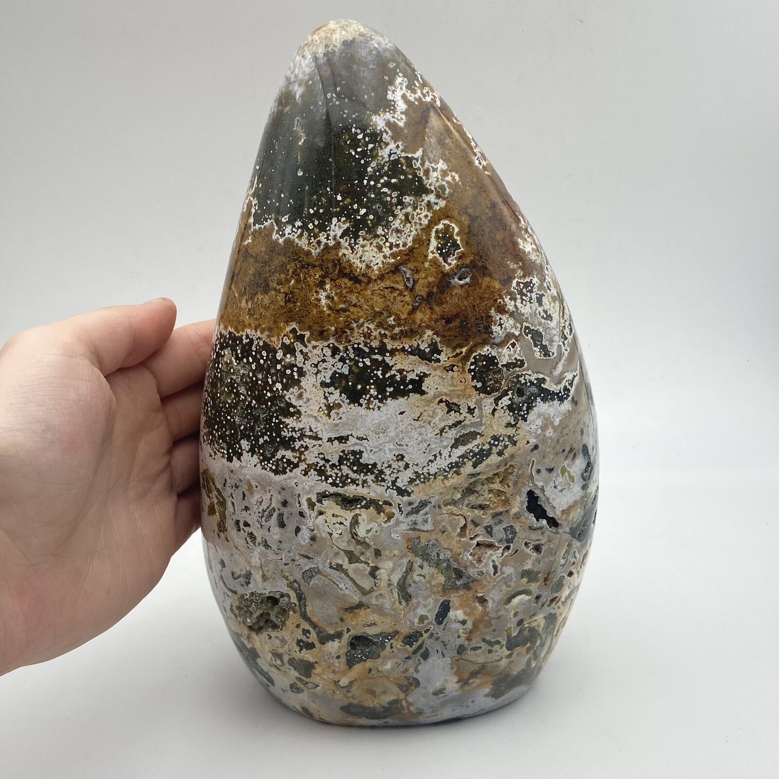 Forme Libre - Jaspe Océan / Orbiculaire (pièce n°2) - 2,800 kg