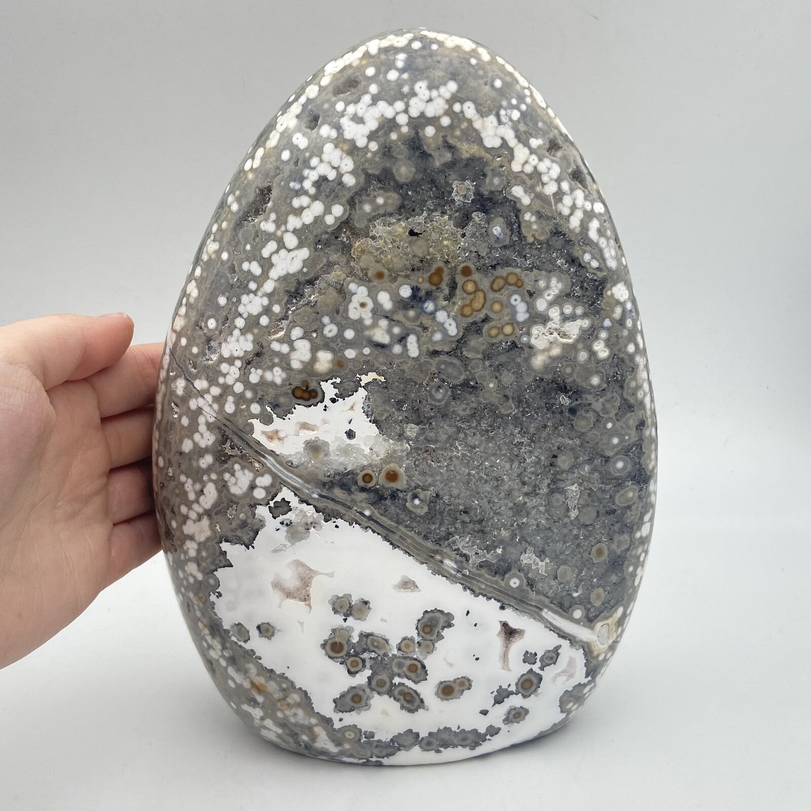 Forme Libre - Jaspe Océan / Orbiculaire (pièce n°3) - 2,400 kg