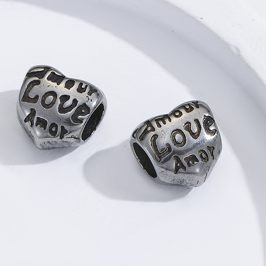 Apprêts Acier Inoxydable - Amour Love Amor