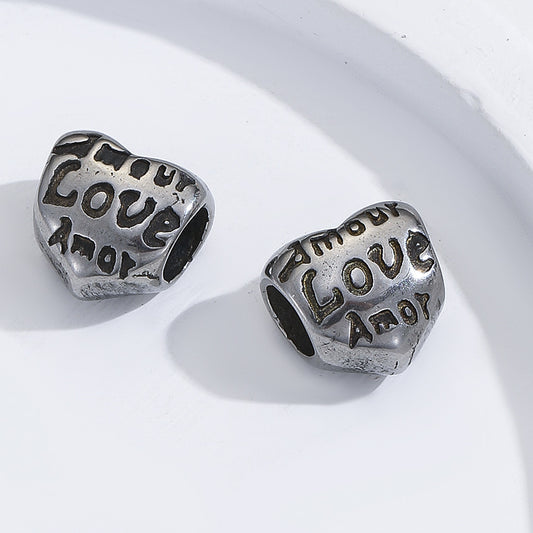 Apprêts Acier Inoxydable - Amour Love Amor