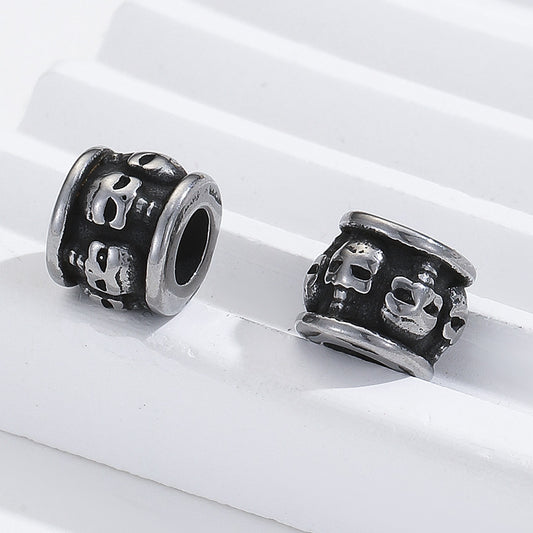 Apprêts Acier Inoxydable - Tête de Mort n°2