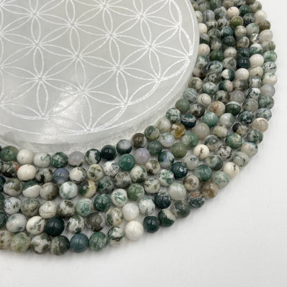 Rang - Agate Arbre (8 mm)