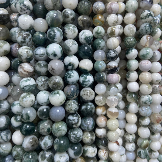 Rang - Agate Arbre (8 mm)