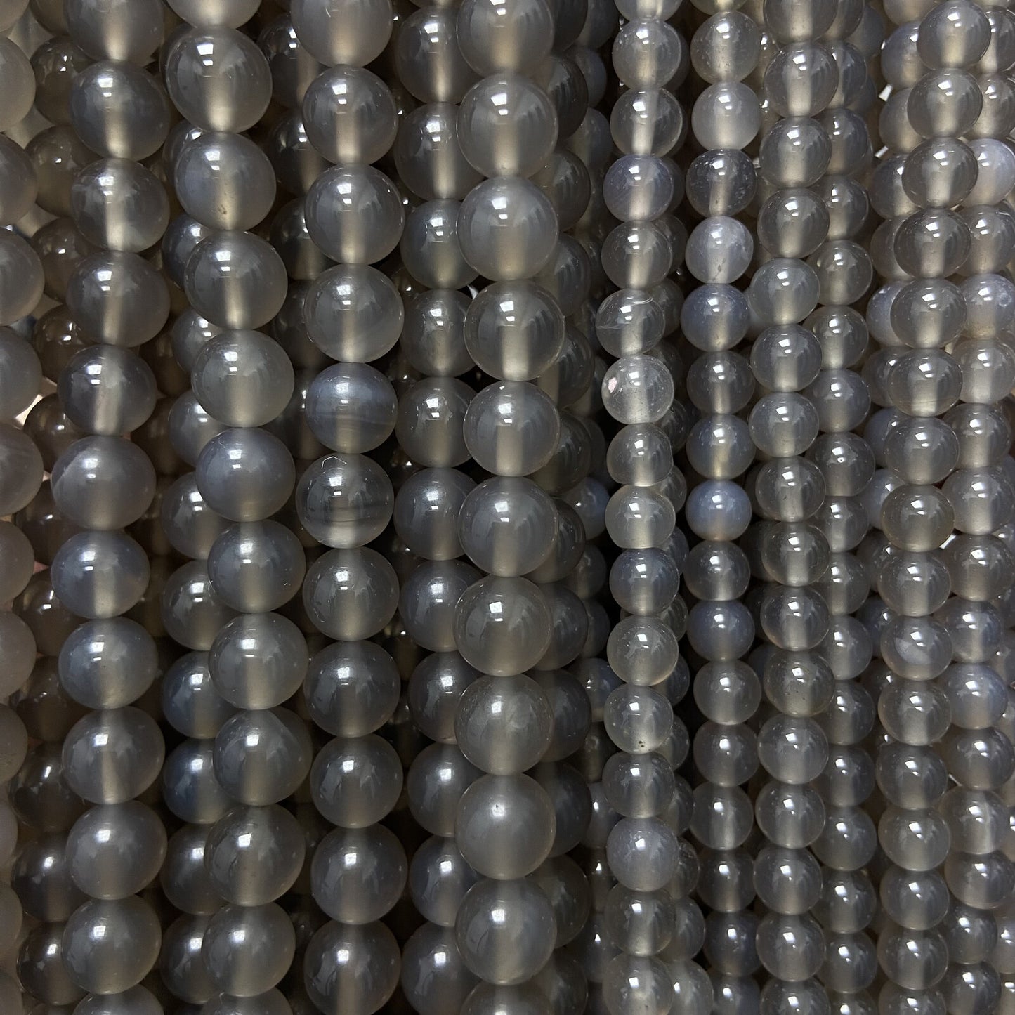 Rang - Agate Grise (8 mm)