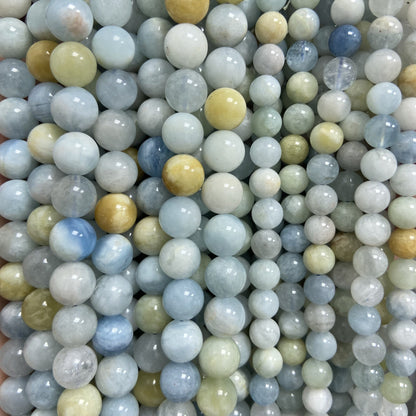 Rang - Aigue Marine (8 mm) - Mix couleurs