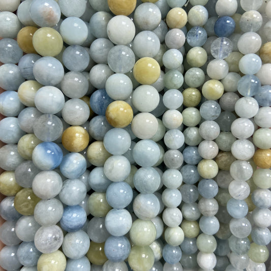 Rang - Aigue Marine (8 mm) - Mix couleurs