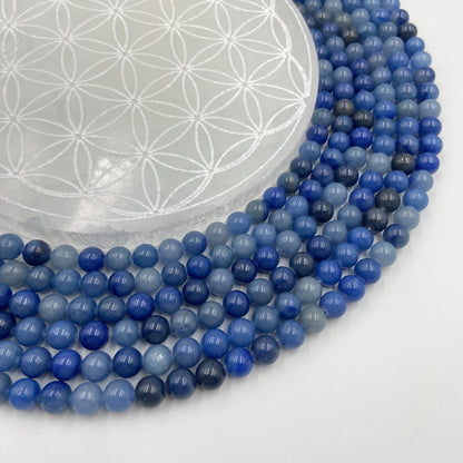 Rang - Aventurine Bleue (8 mm)