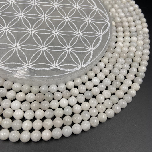 Rang - Pierre de Lune Opaque (8 mm)