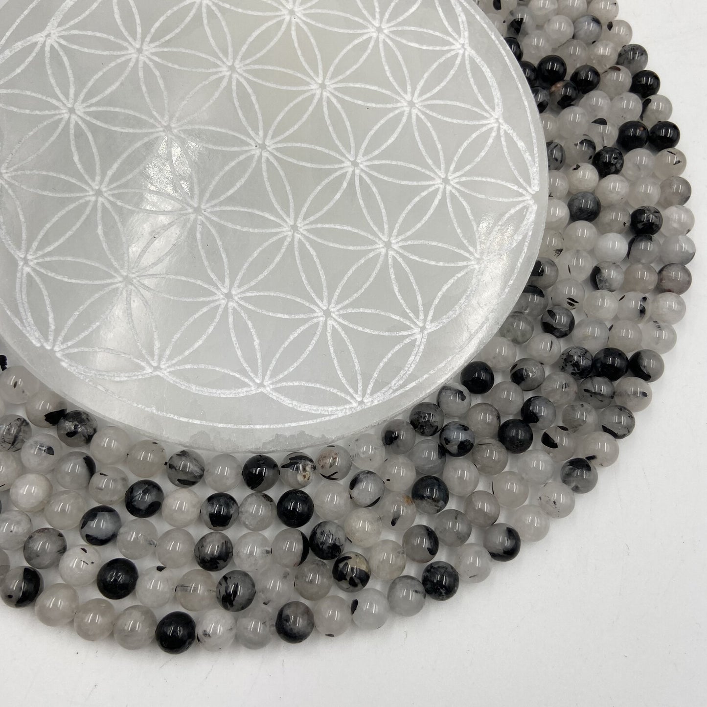 Rang - Tourmaline Noire & Quartz (8 mm)