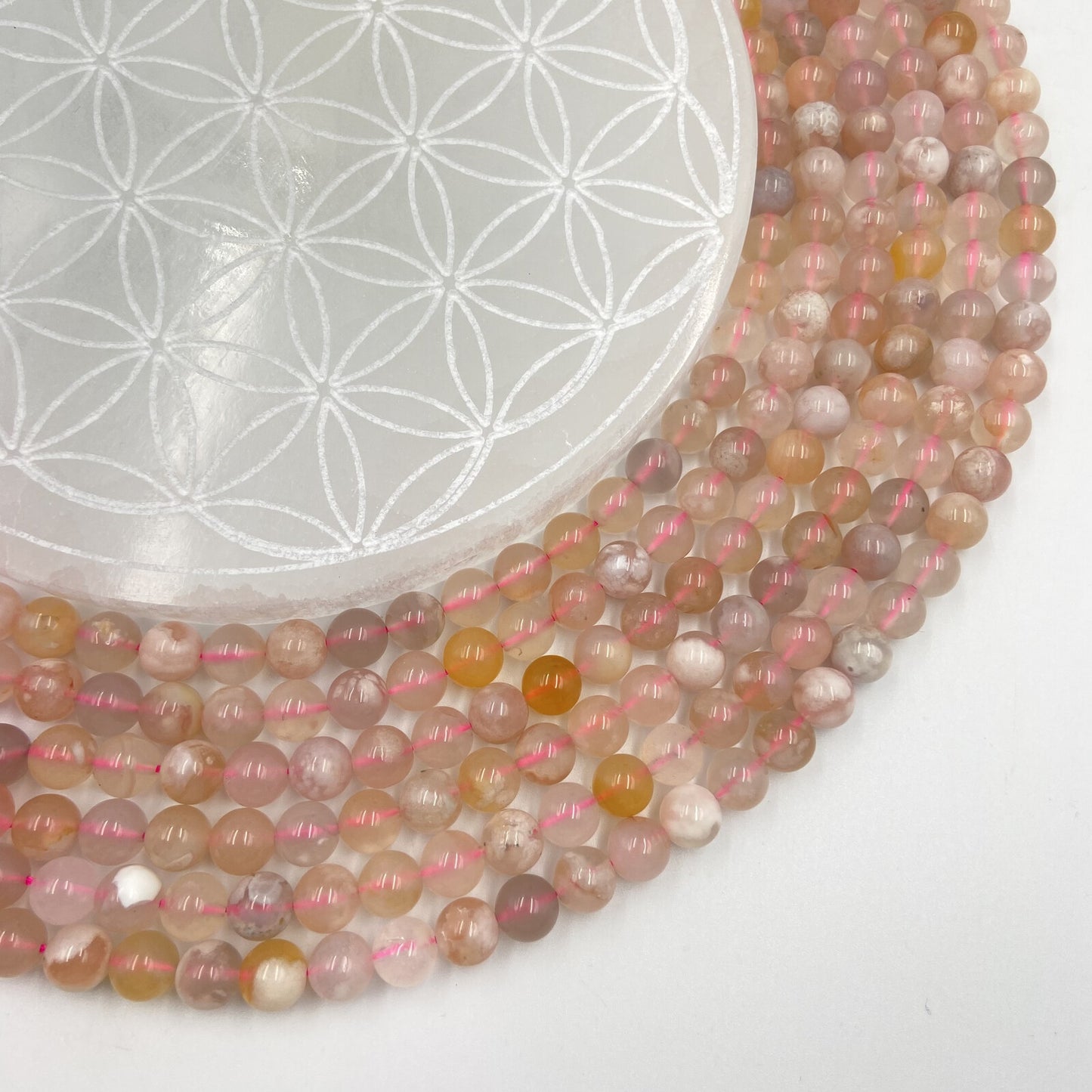 Rang - Agate Fleur / Sakura (8 mm)