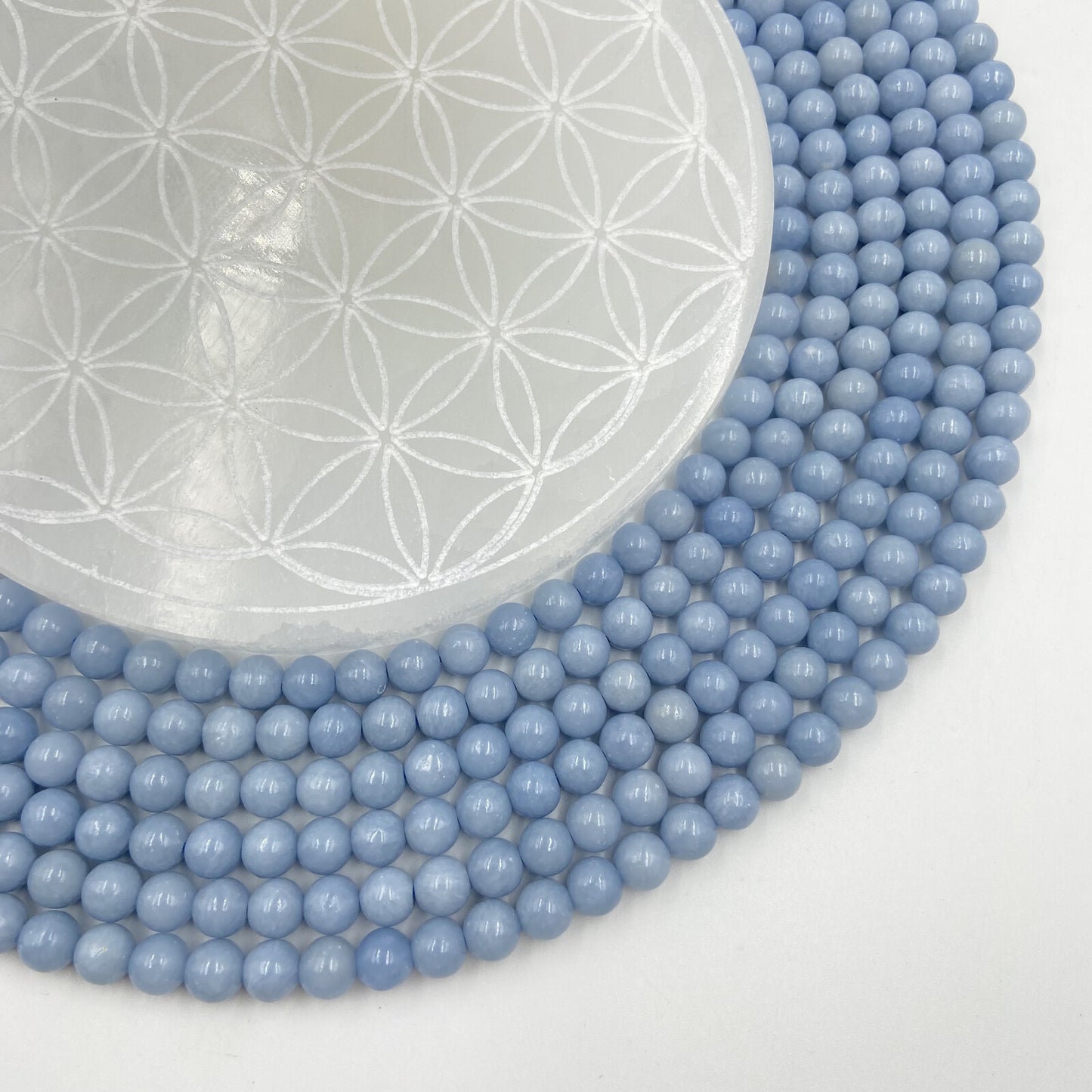 Rang - Angélite (8 mm)