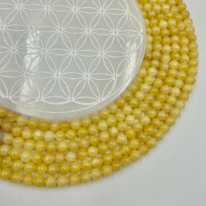 Rang - Calcite jaune miel (8 mm)