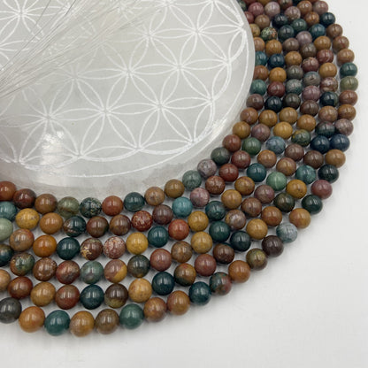 Rang - Jaspe Polychrome / Océan (8 mm)