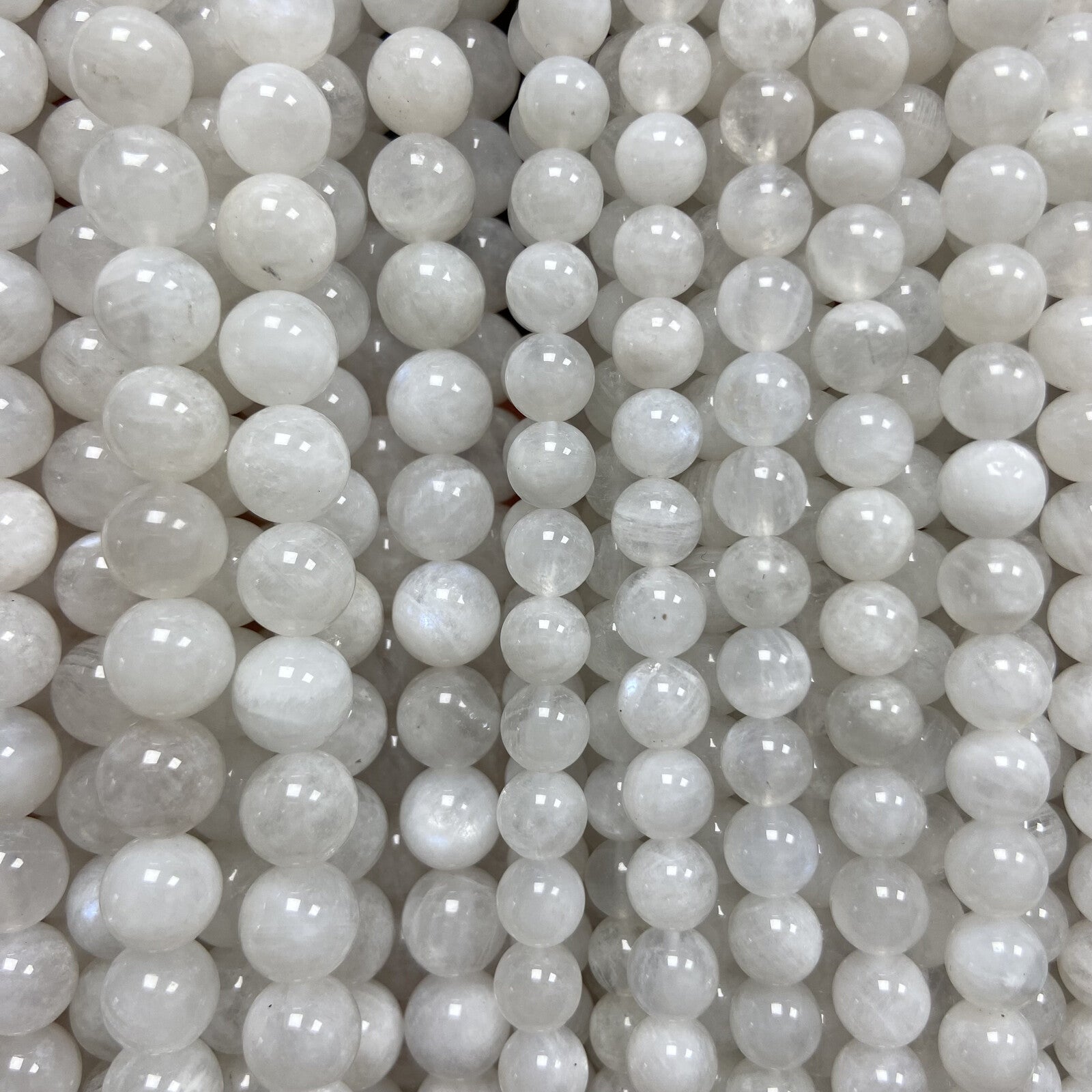 Rang - Pierre de Lune Transparente (8 mm)