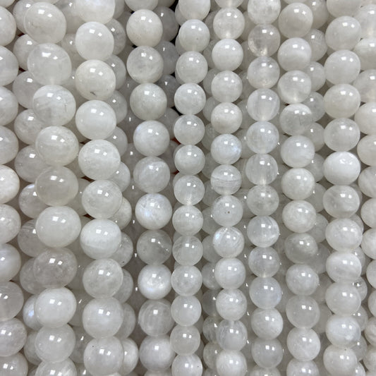 Rang - Pierre de Lune Transparente (8 mm)