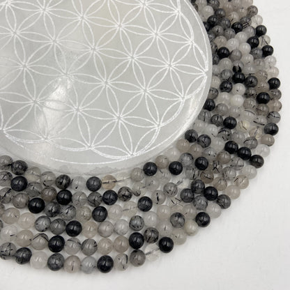 Rang - Tourmaline Noire et Quartz EXTRA (8 mm)