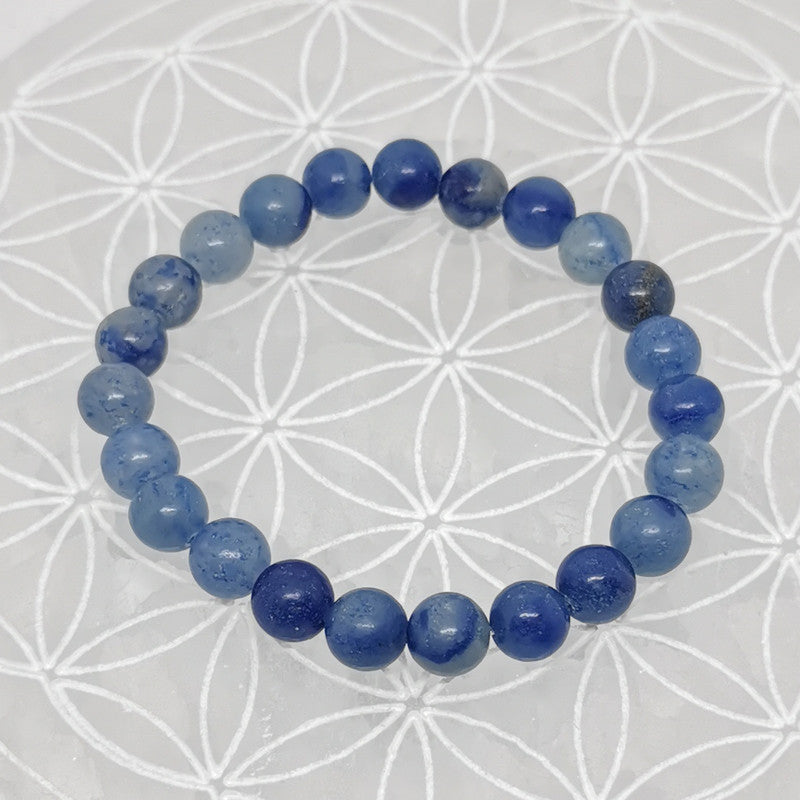 Bracelet - Aventurine Bleue (8 mm)