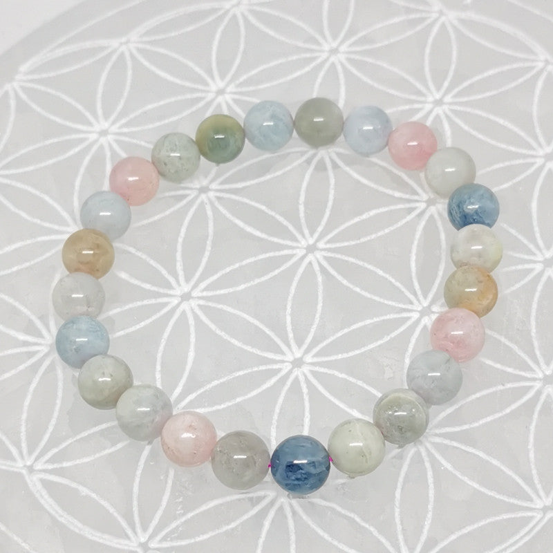 Bracelet - Béryls (8 mm)