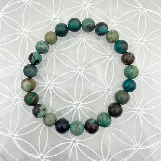 Bracelet - Chrysocolle (8 mm)