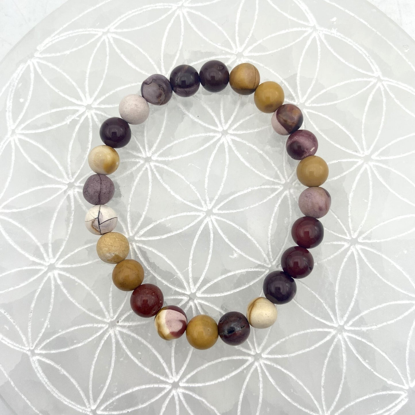 Bracelet - Jaspe Mookaïte (8 mm)