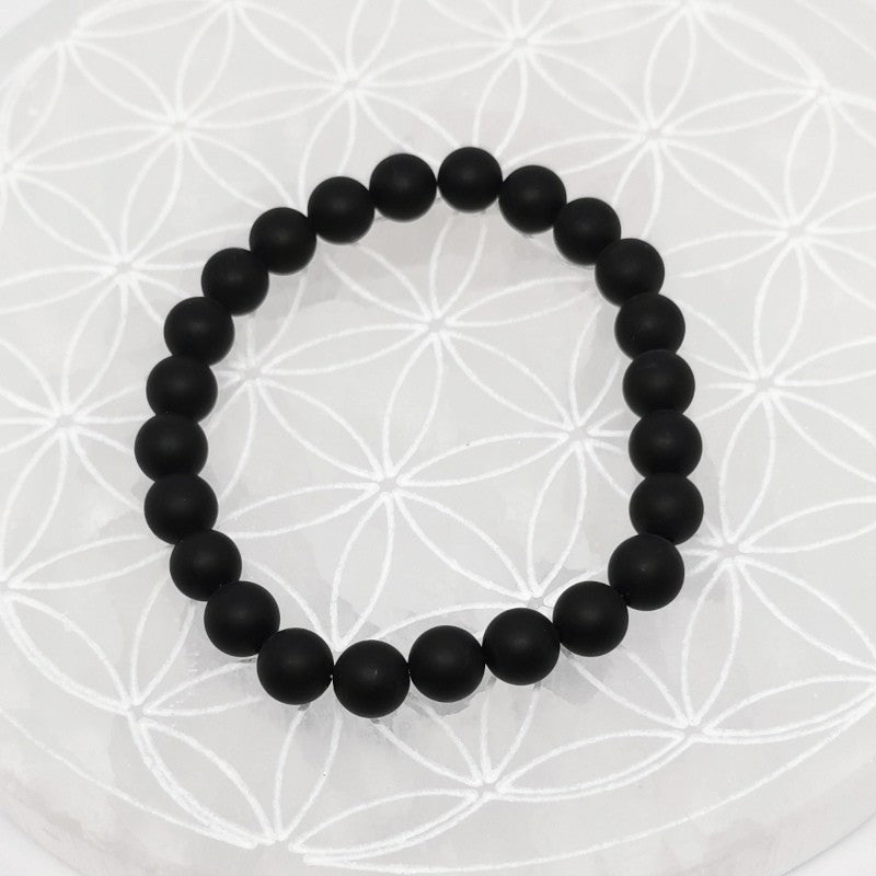 Bracelet - Onyx Mat (8 mm)