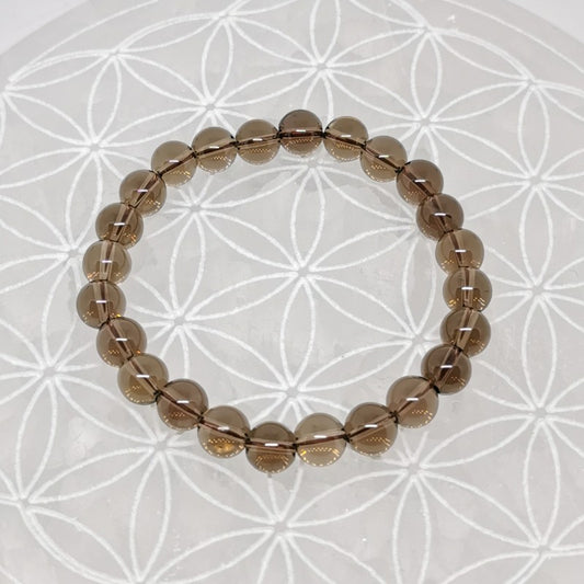 Bracelet - Quartz Fumé (8 mm)