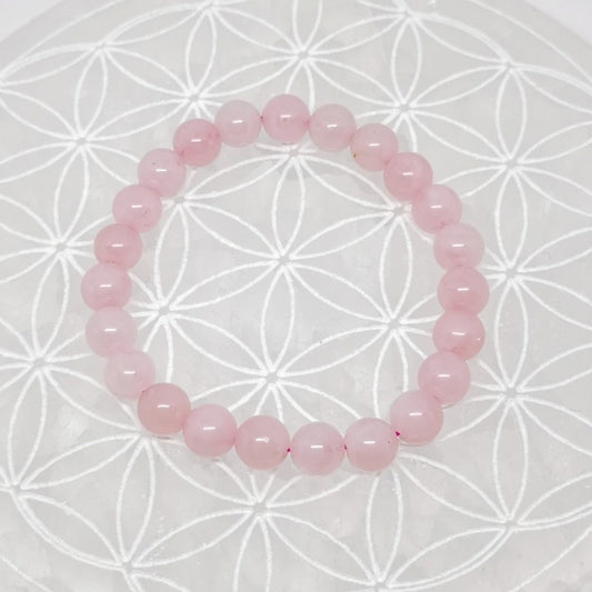 Bracelet - Quartz Rose (8 mm)