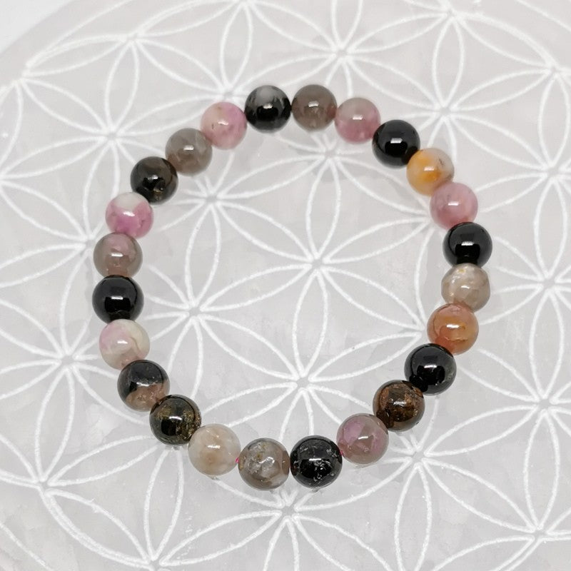 Bracelet - Tourmaline Multicolore (8 mm)