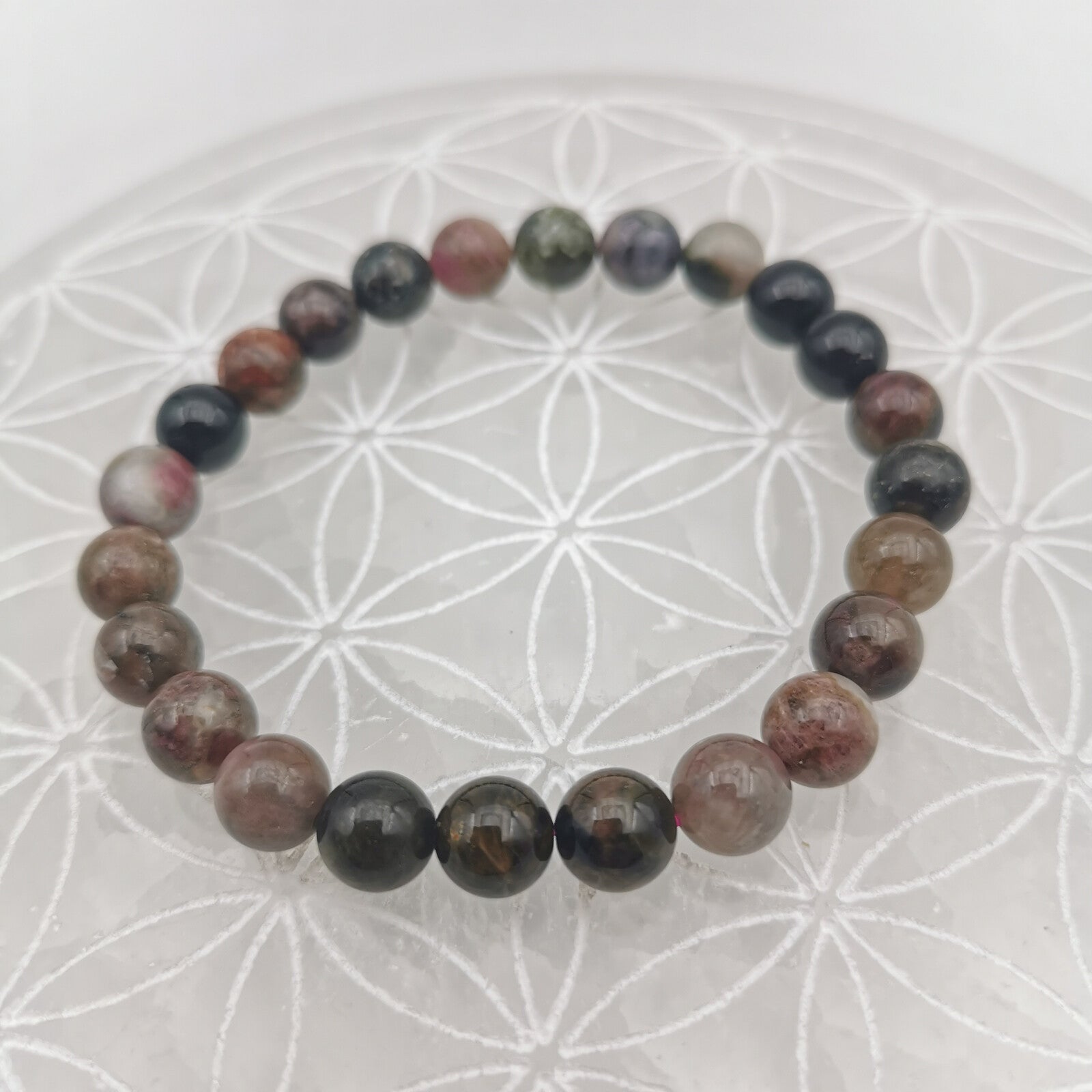 Bracelet - Tourmaline Multicolore (8 mm)