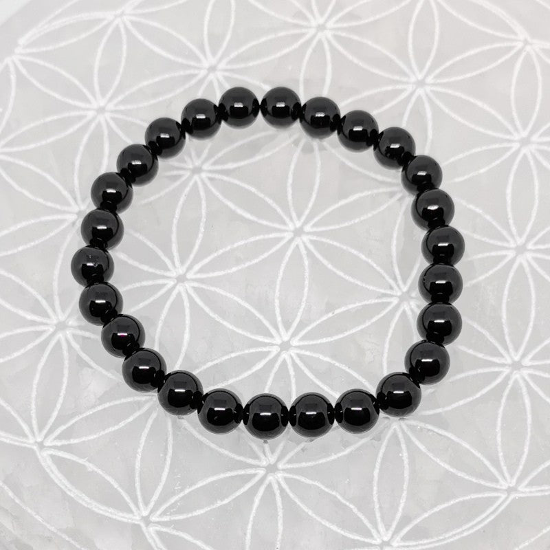Bracelet - Tourmaline Noire (8 mm)