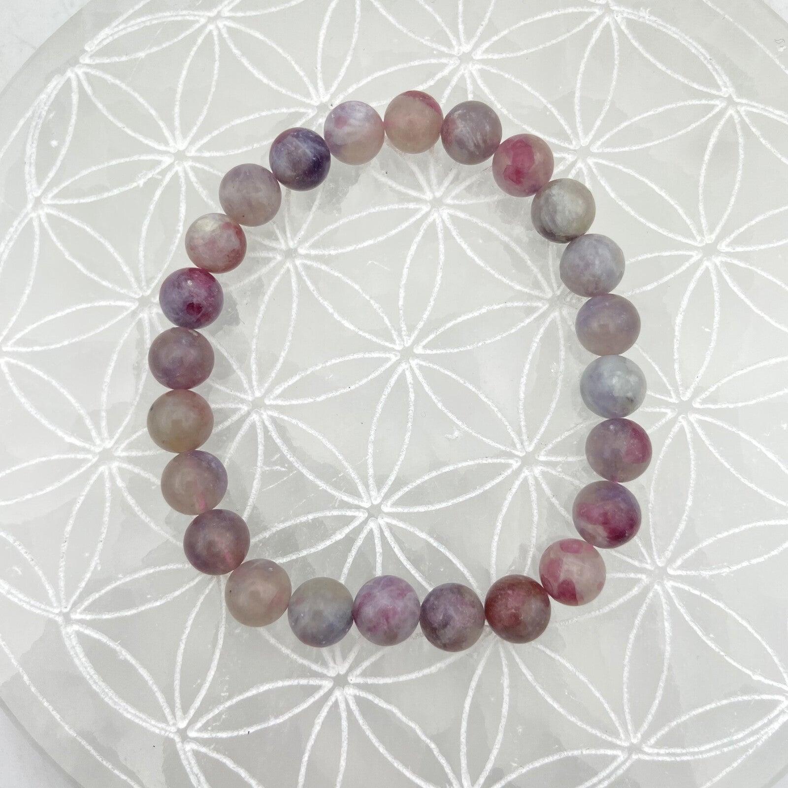 Bracelet - Tourmaline Rose (8 mm)