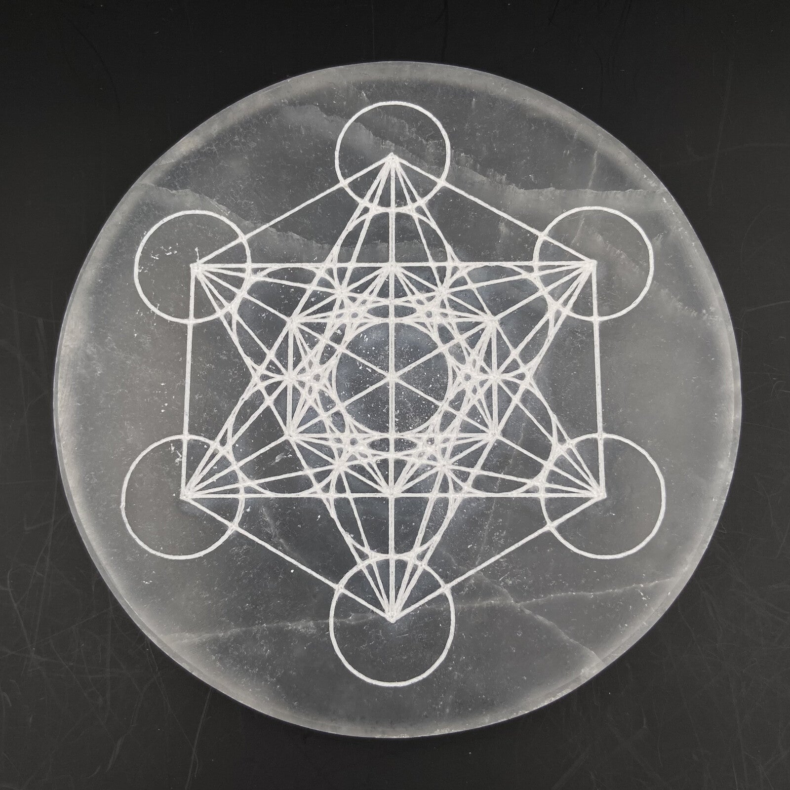 Plaque de Rechargement - Sélénite Métatron (12 cm)